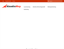 Tablet Screenshot of alandiamap.com